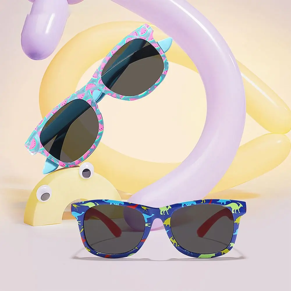 Cartoon Square Frame Dinosaur Children'S Sunglasses Ultraviolet-Proof Sun Protection Sunglasses Shades eyewear for Party