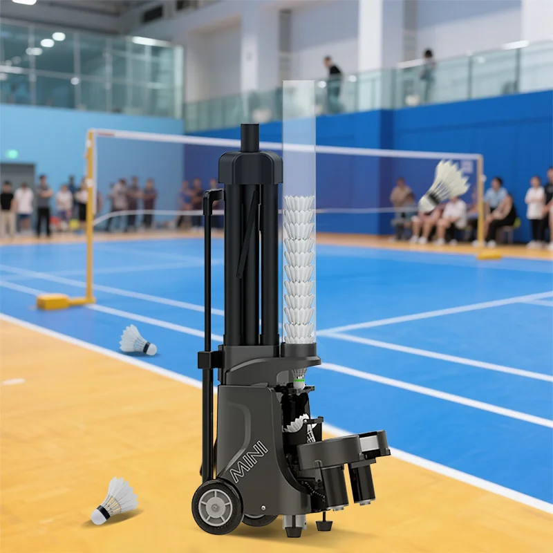 STLF Wholesale Shuttlecock Badminton Ball Shooting Machine for Badminton Court Portable Badminton Training Machine for Club Play