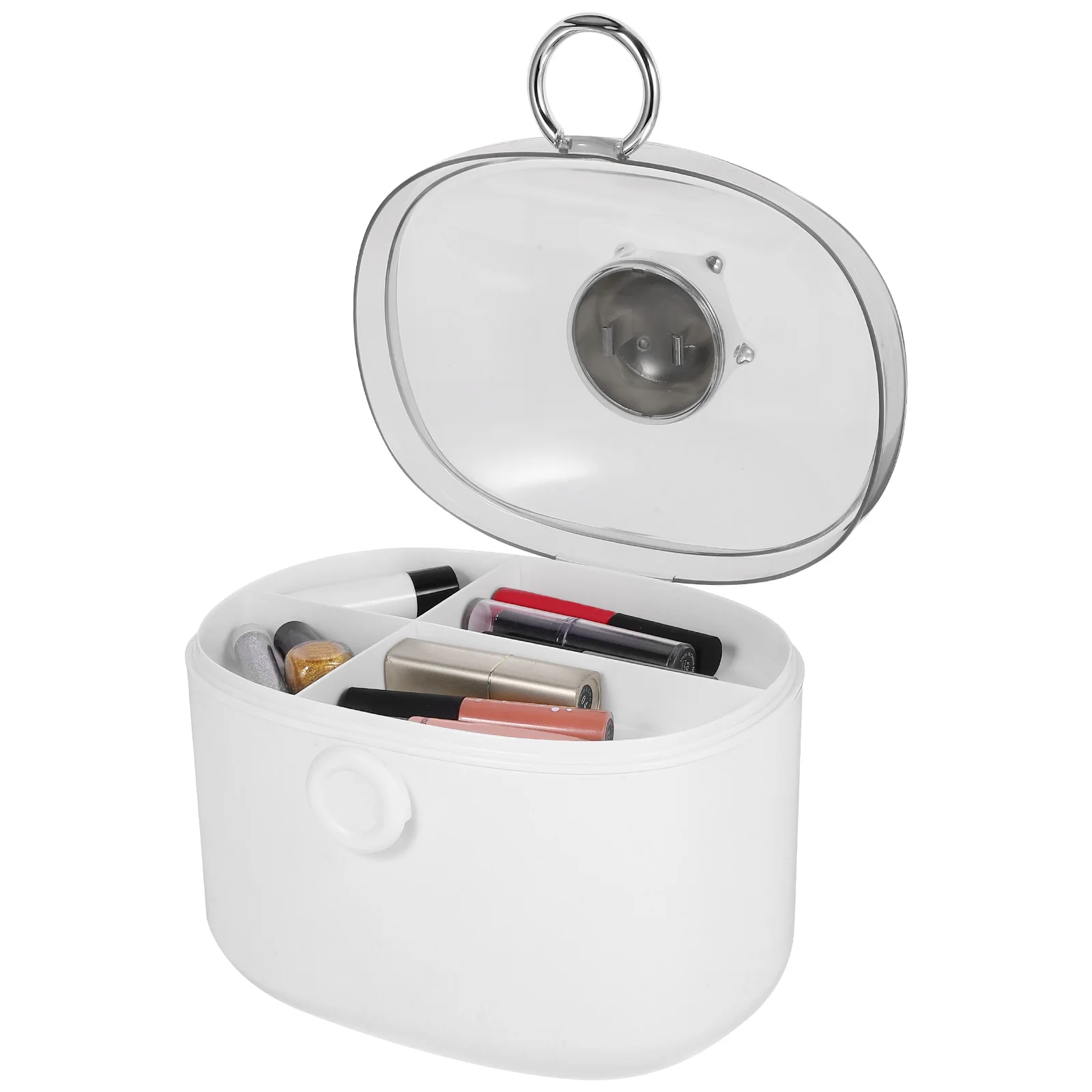

Double Layer Accessories Box Organizer Ties Clips Headdress Container Case Desktop Portable Jewelry Holder Gift For