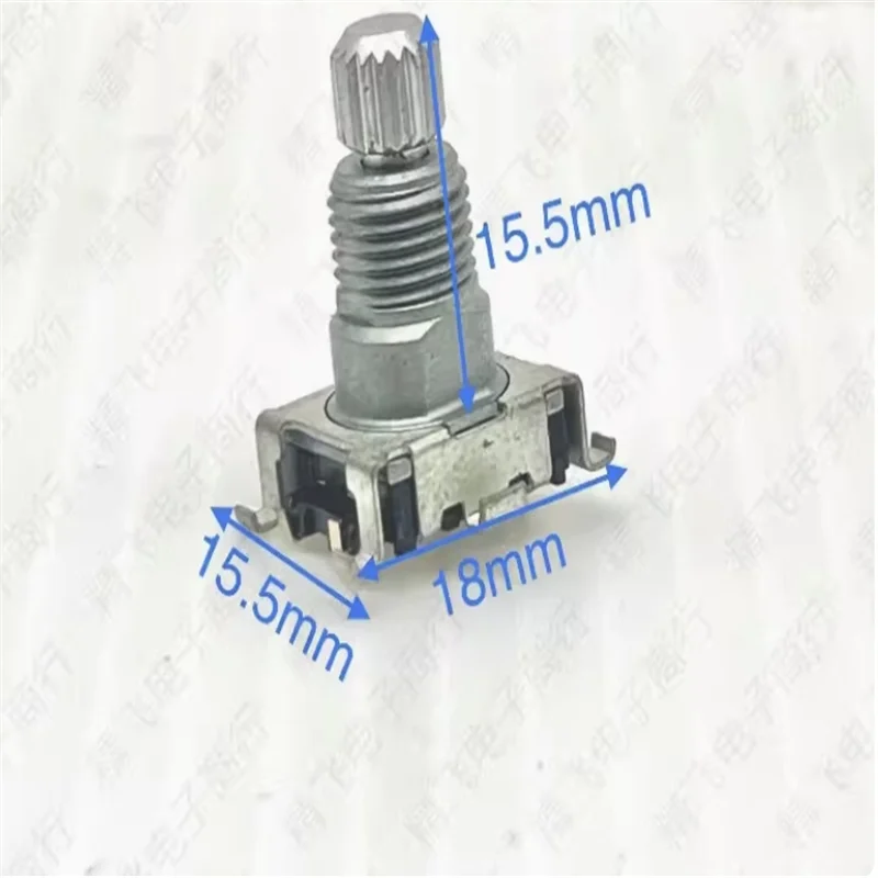 2 PCS ALPS patch code adjustment car volume with press switch 24 positioning 24 pulse axis 15MM