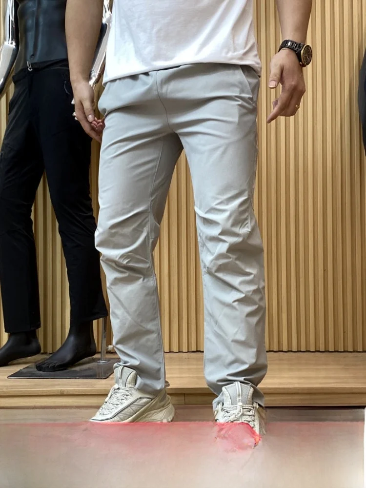Outdoor Men's Casual Pants Windproof Waterproof Three-dimensional Tailoring Spring Season Versatile Stylish Polyester Fiber