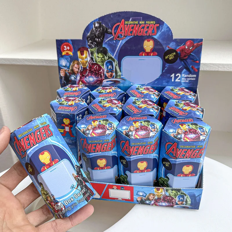 The Avengers Blind Box Spider-Man Collection Style Sonny Angel Dreaming Series Mini Anime Figure Dolls Fans Kid Toys Gift Toy
