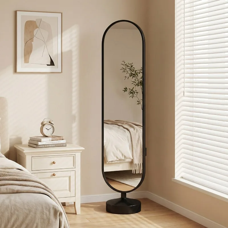 Standing Makeup Mirror Decoration Items Oval Accessories Aesthetic Girls Makeup Mirror Funky Luxury Espelhos Home Decorations