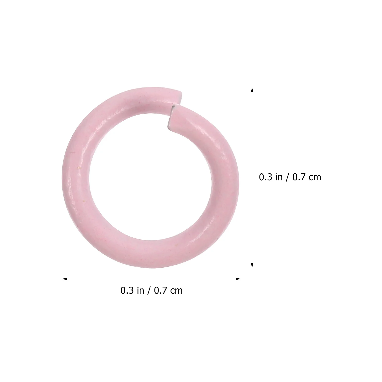 

200Pcs Open Jump Rings Metal Split Ring for Jewelry Craft Making DIY Bracelet Necklace Repair Supplies Split Ring