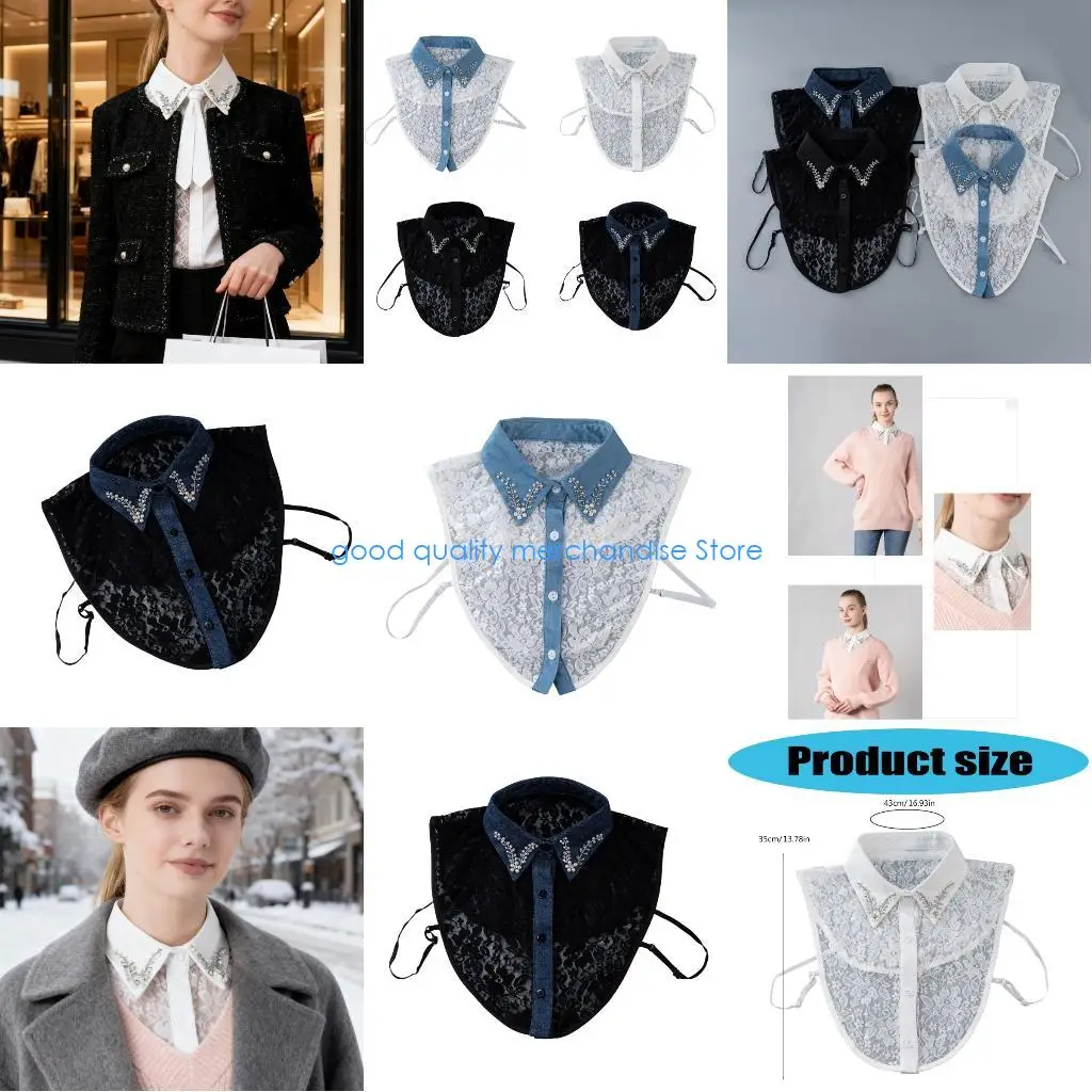 y5jd-classical-lace-collar-rhinestones-accents-for-business-wear-and-casual-outfits
