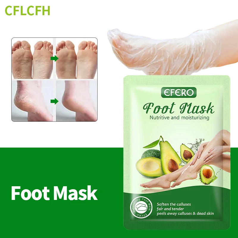 

Exfoliating Foot Mask Moisturizing Spa Pedicure Socks Heel Peeling Dead Skin Remover Anti Drying Cracking Feet Mask