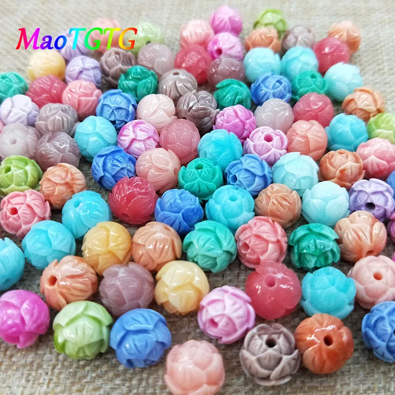 Mini Turtle Coral Beads For Jewelry Making Necklace Bracelet 10X12mm Carved Sea Turtles Coral Beads DIY Accessories Wholesale