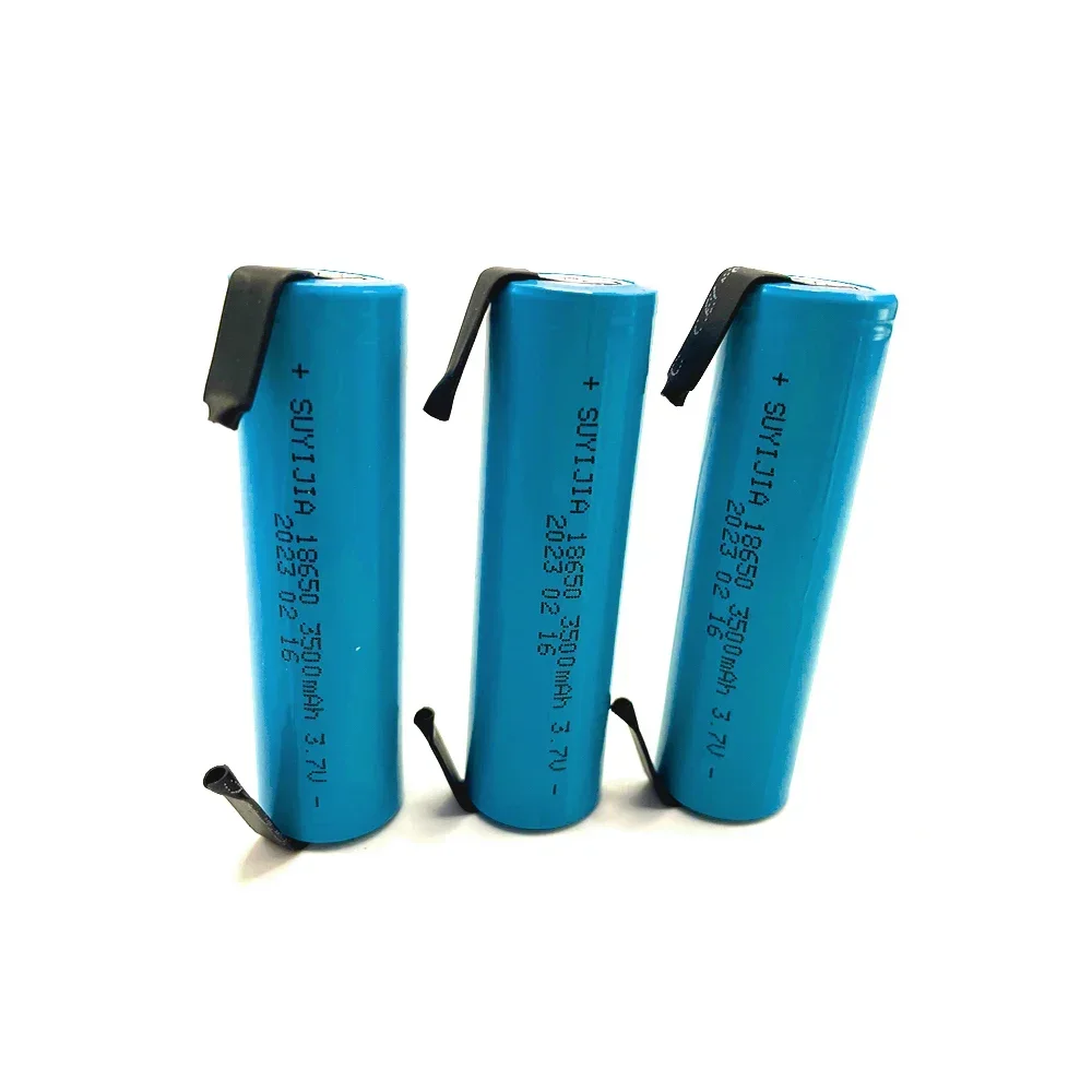 SUYIJIA lithium rechargeable battery 18650 3.7V 3500mAh welded nickel battery strong light flashlight electric mosquito swatter