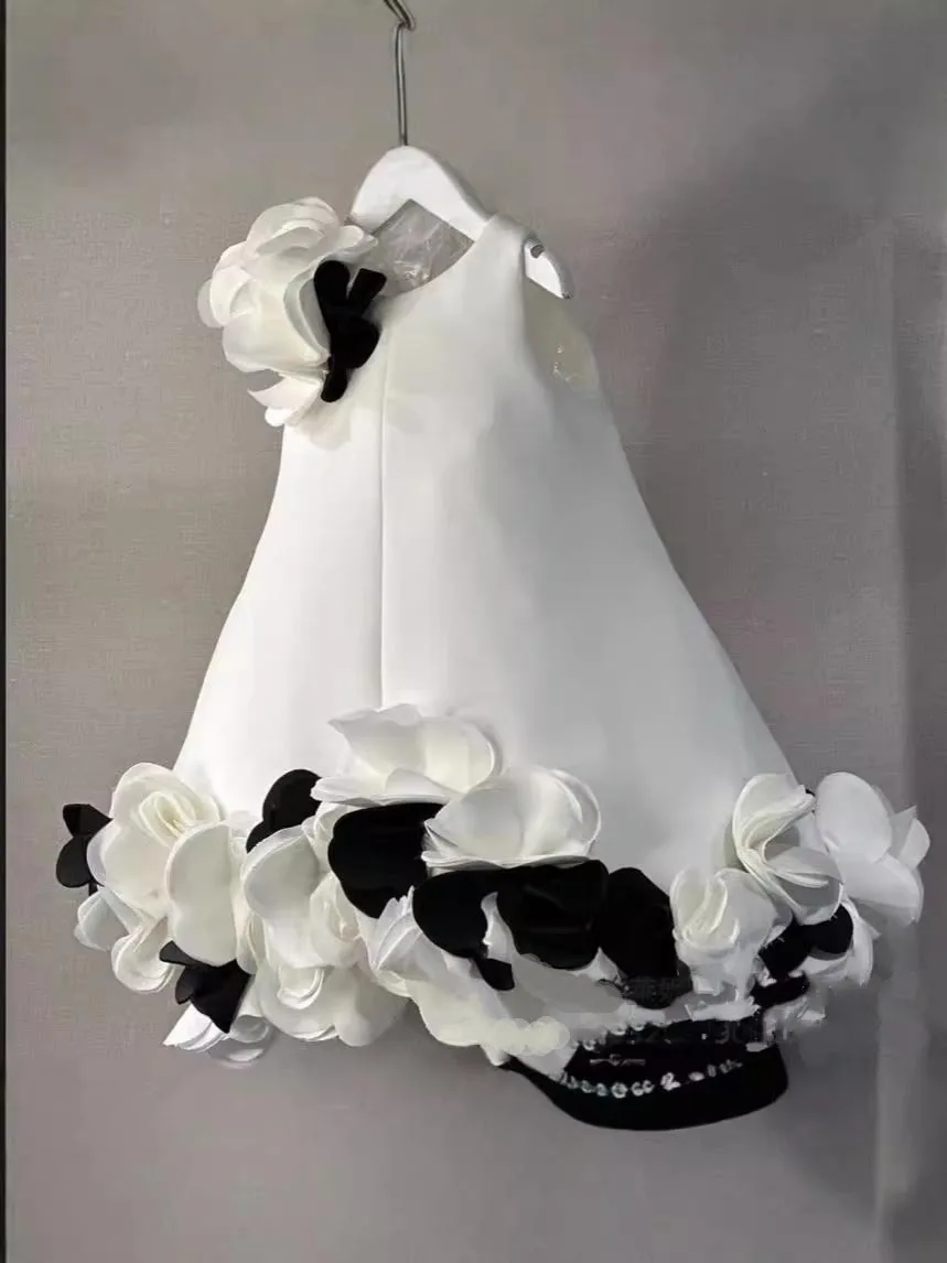 Dresses For Girls Sleeveless Princess Dress Baby Birthday Wedding Formal Tutu Prom Gown Children Kids Evening Bridesmaid Clothes
