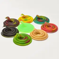 Creative False Snake Fine Workmanship Spoof Snake Toy Flexible Body Simulation Soft Fake Snake Horror Toy Entertainment