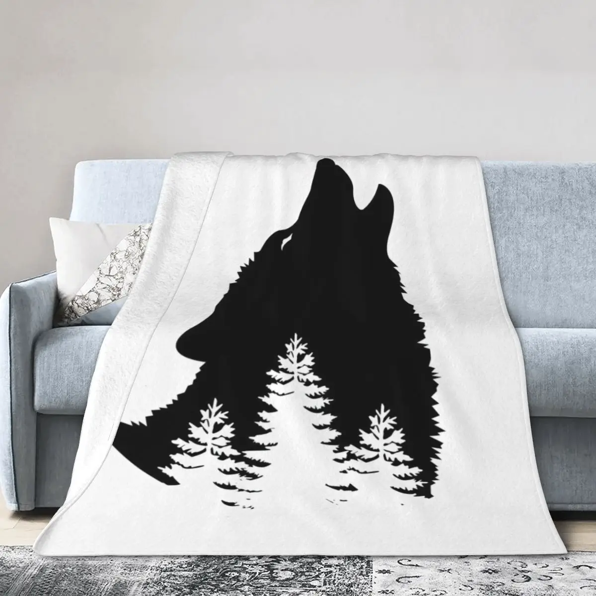 

Wolf Premium Bed Blanket Flannel Blanket Flannel Blanket Air conditioning blanket