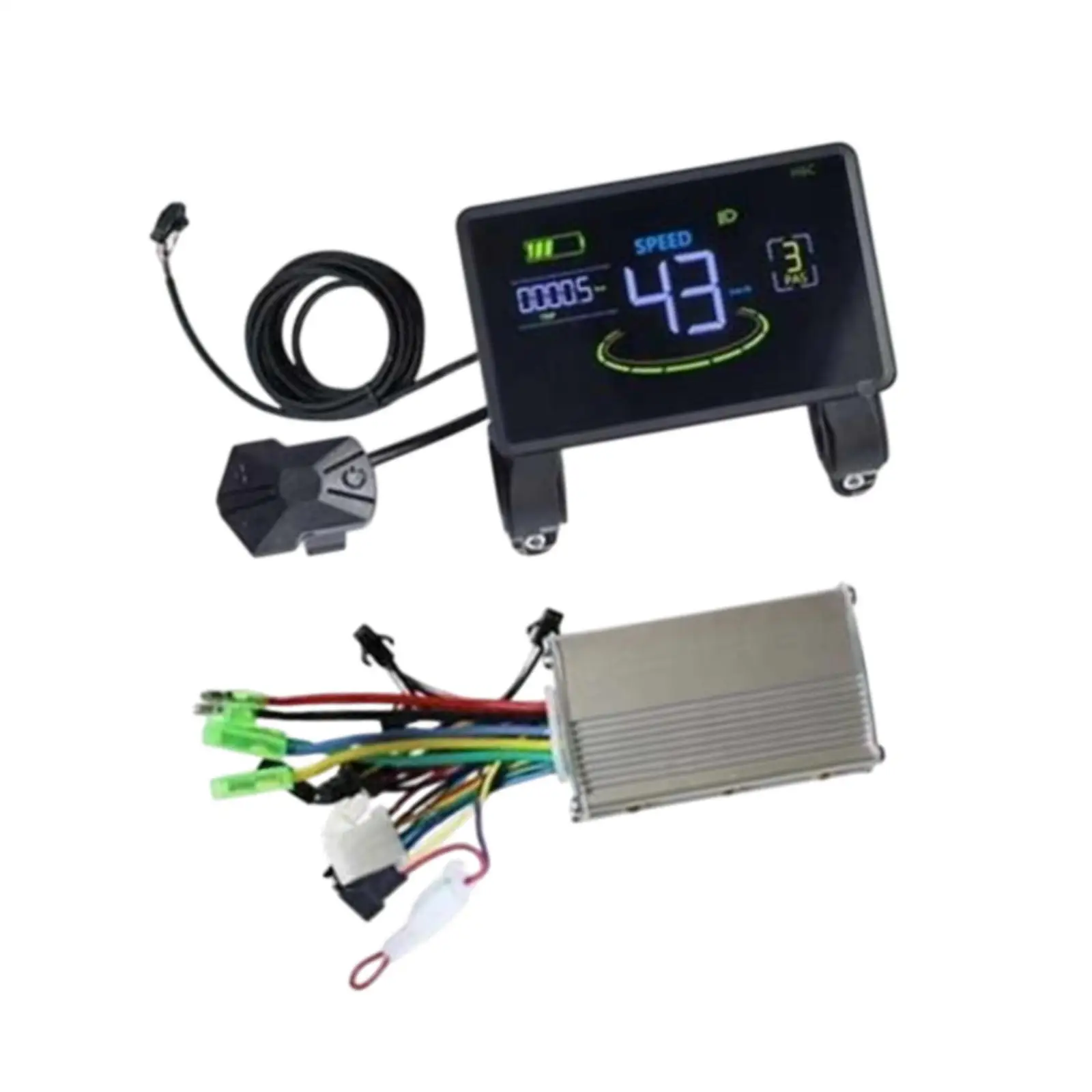 

Electric Bike LCD Display Control Panel Outdoor Electric Bike Speedometer
