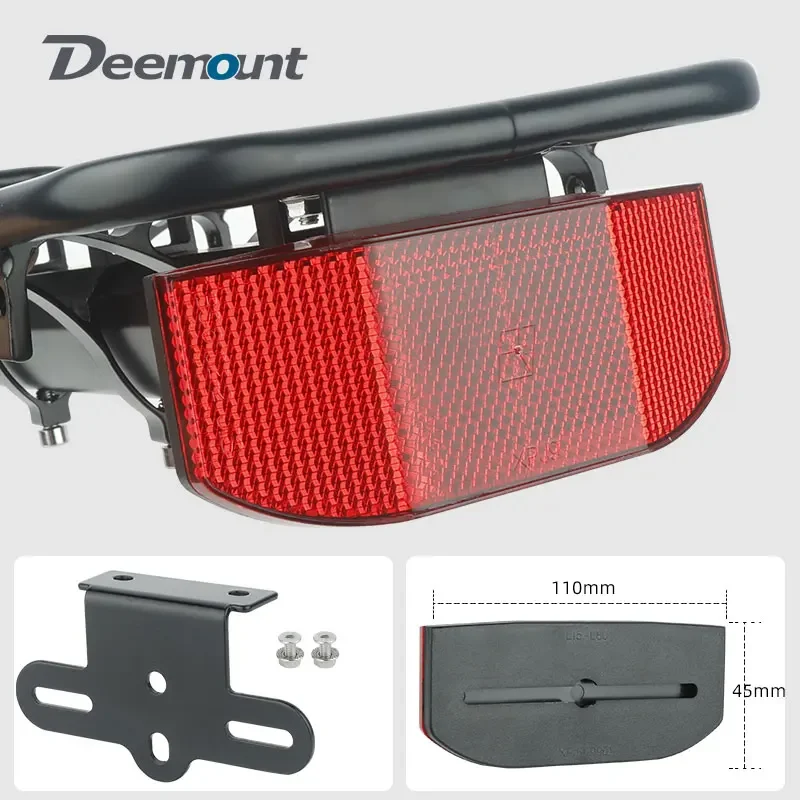 Deemount Bicycle Luggage Carrier Cargo Rear Rack Shelf Cycling Bag Stand Holder Trunk Fit 20-29\'\' Mtb &4.0\'\'  Fat Bike