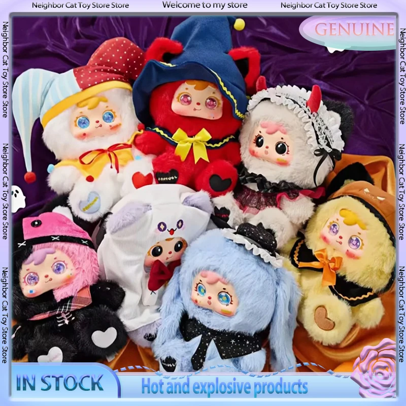 

Новый дневник Samuel Mischief, серия, глухая коробка на Хэллоуин, 400%, модная игра, милая кукла, сумка, подвеска, украшение для рабочего стола, подарок на день рождения