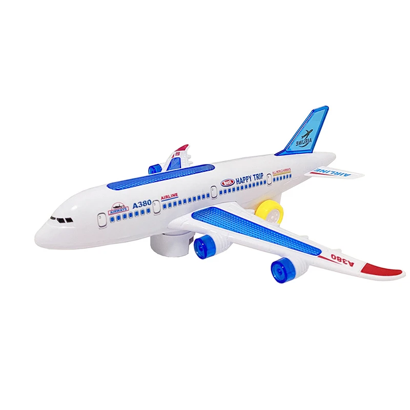 

Kids Electric Toys Gimbal Large Simulation Aircraft Airliner Light-emitting Plastic Aircraft Model Toys With Music Kids Gifts