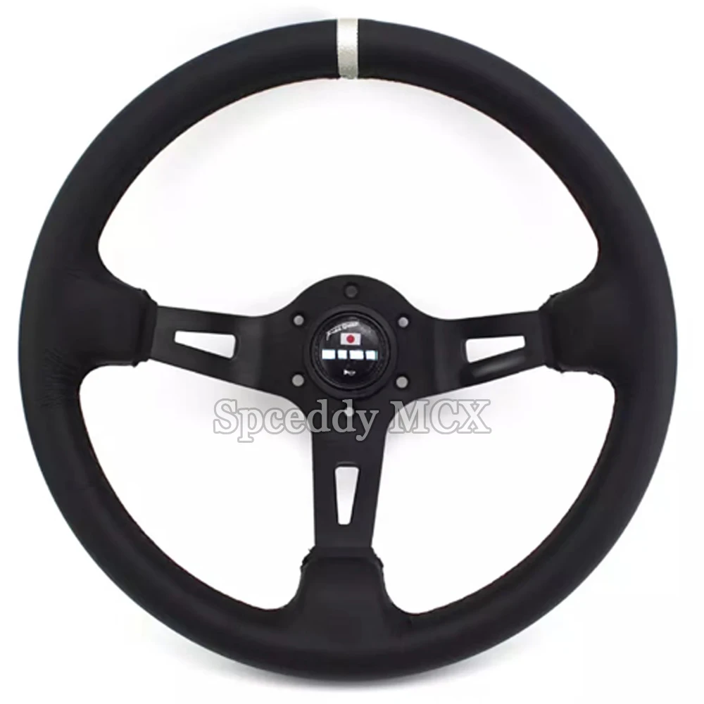 Spceddy MCX Japan Racing volante Sport 13 pollici 330mm auto Sport volante in pelle muslimah