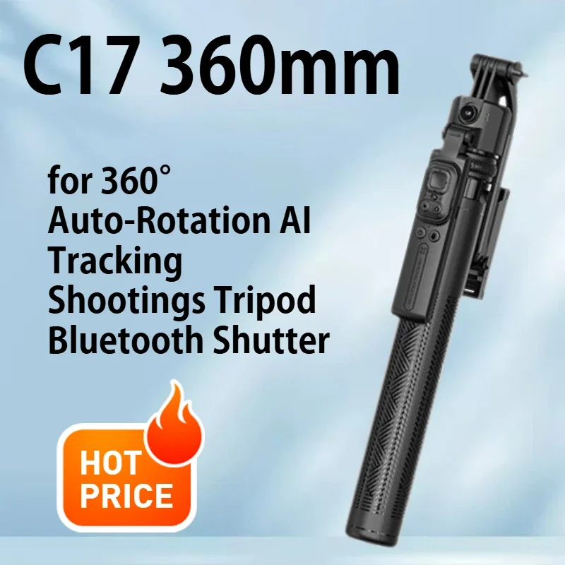 

C17 PTZ follow-up camera, selfie stick, anti shake, extendable tripod, face tracking, Bluetooth camera, phone holder