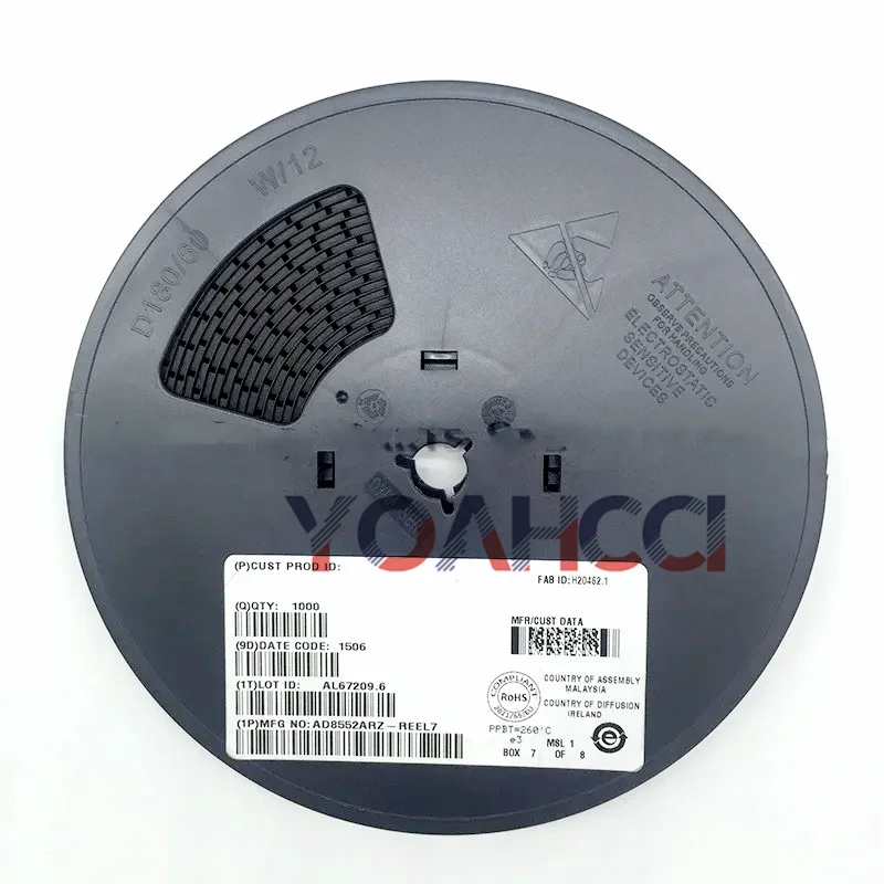 10/PCS AD8552A AD8552ARZ AD8552ARZ-REEL7 AD8552 SOP8 in stock