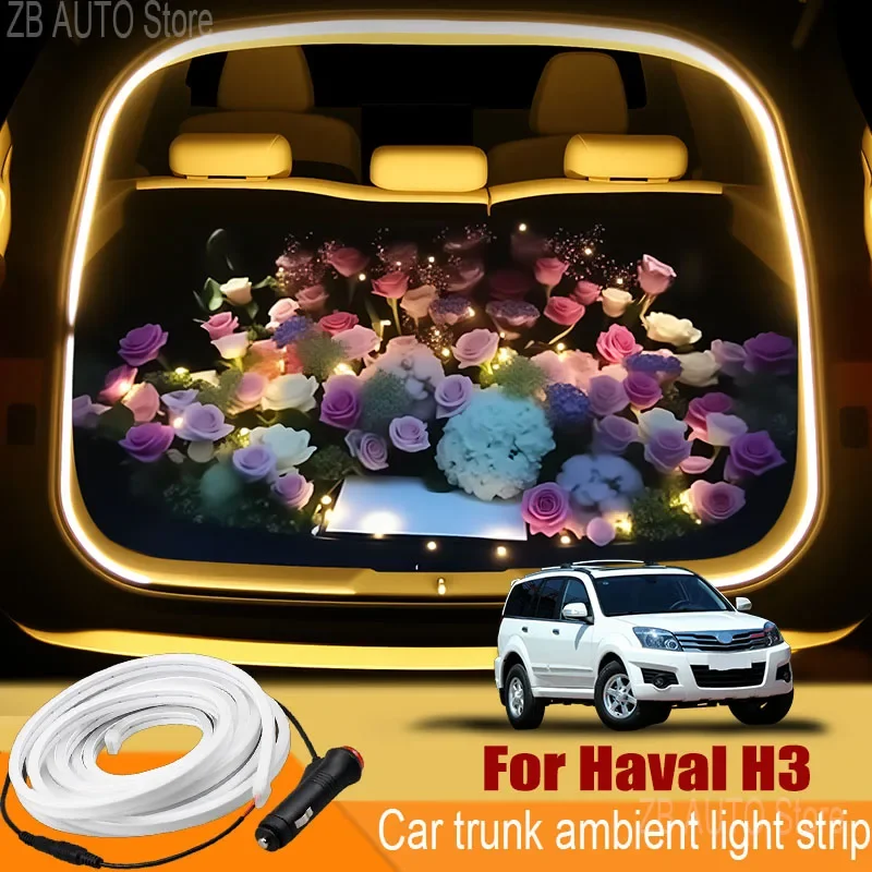 

For haval H3 Automobile trunk ambient light automatic sensing car interior lighting with accessories