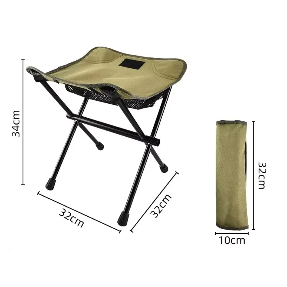 Aluminum Camping Folding Chair Moisture Proof Lightweight Travel Beach Chairs Waterproof Portable Folding Fishing Chair