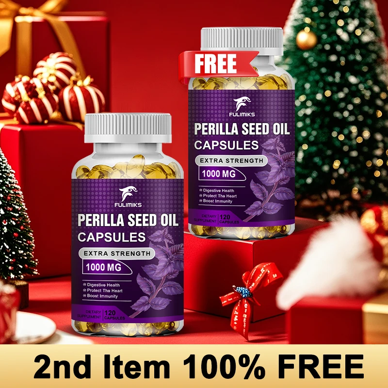 

High-Potency Perilla Seed Extract Capsules, Natural Antihistamine for Seasonal Comfort & Immune Balance, Joint Comfort