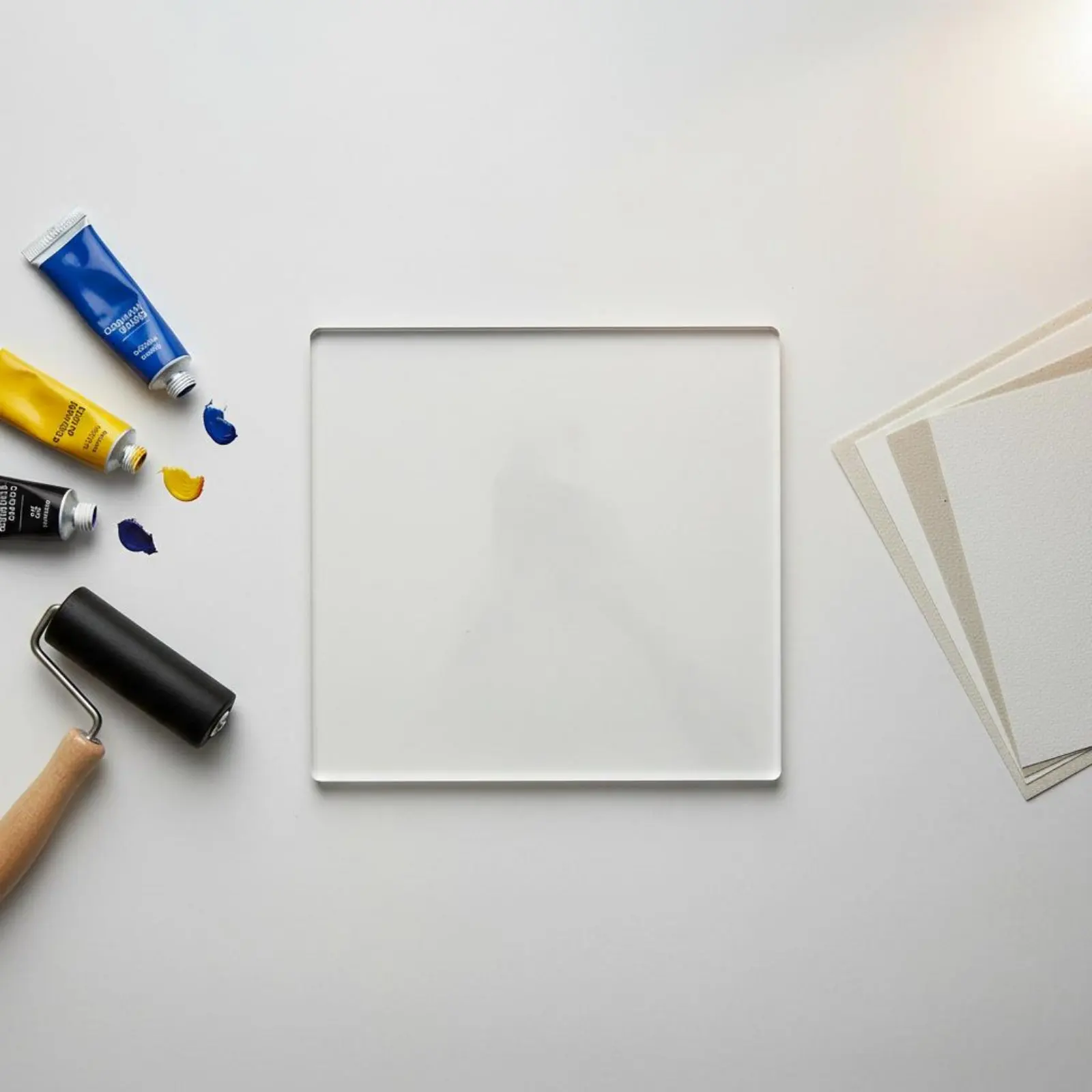 Gel Printing Plate Reusable Gelatin Art Plate Environmentally Conscious Non-Stick for Crafters