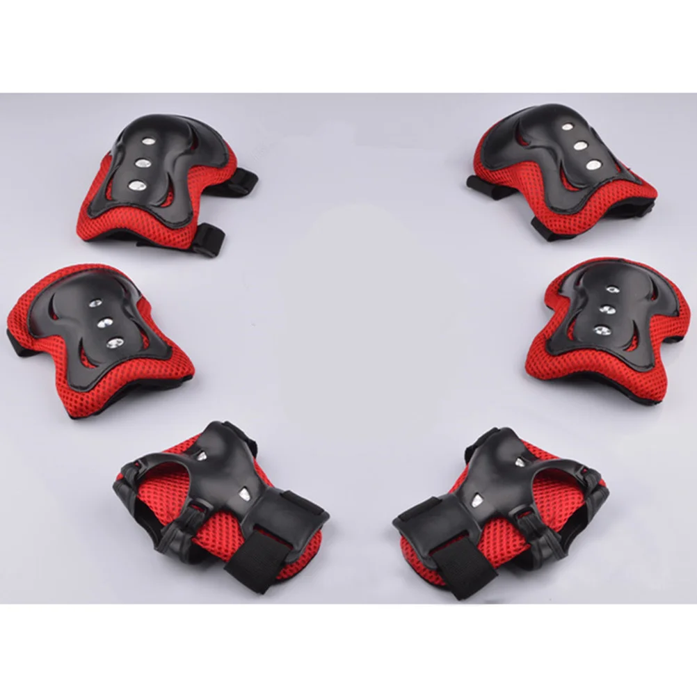 

7 Pcs Adjustable for Kids Knee Pads and Elbow Riding Gear Pulley Skateboard Protective Youth