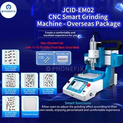 JCID EM02 CNC IC Chip Grinding Machine Hard Disk CPU Touch IC Mainboard Grinding Polishing Grinder Tool Set for iPhone6-15ProMax