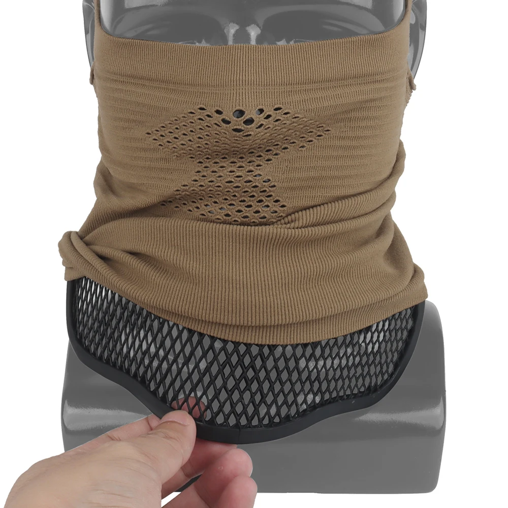 Tactical High Elasticity Breathable Balaclava Hat Venom V1 Half Face Mask for CS Paintball Motorcycle Cycling Fast Helmet Gear