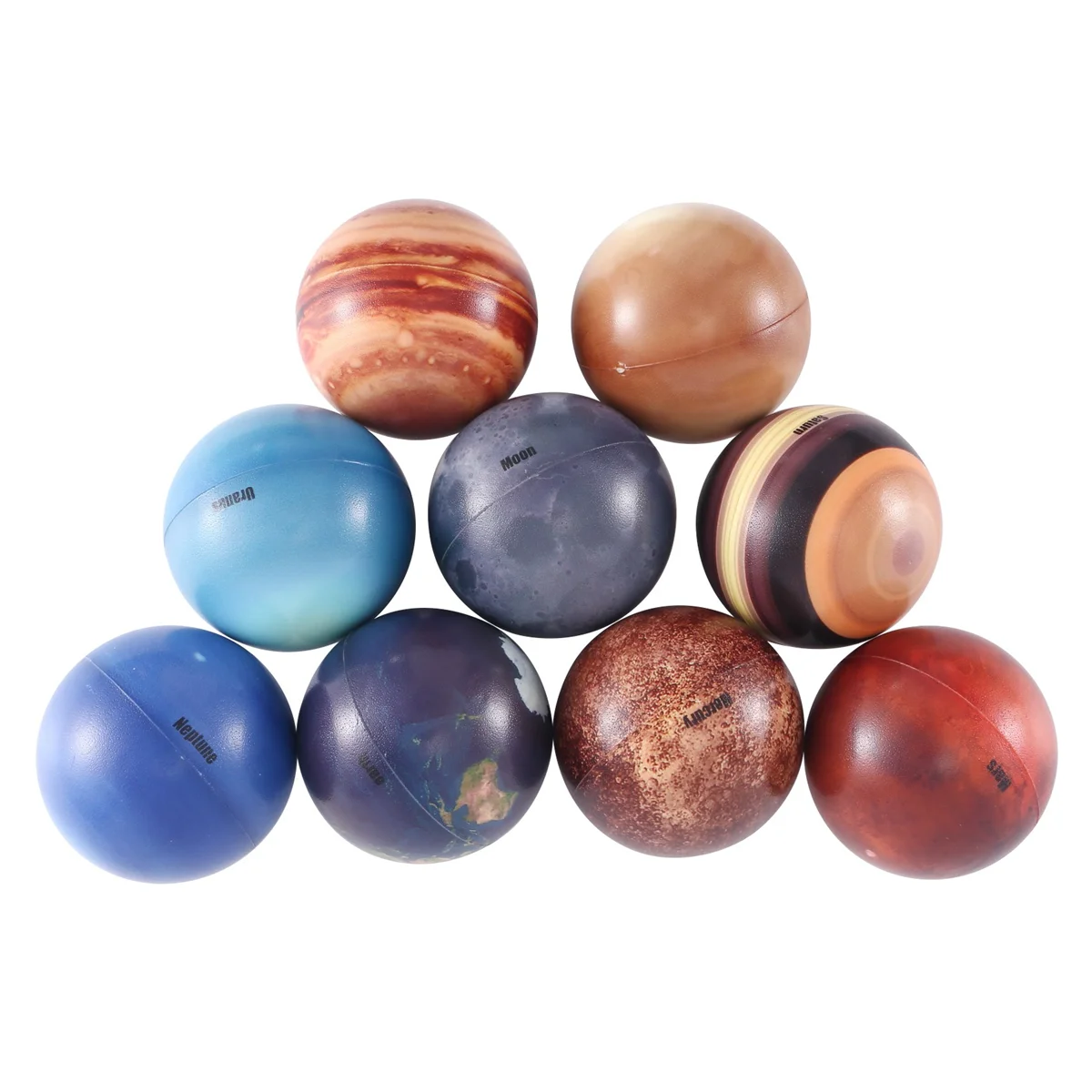 Solar System Stress Balls Anti Stress Ball Planets for Kids Solar System Toys Model Squishy Balls Educational Toy