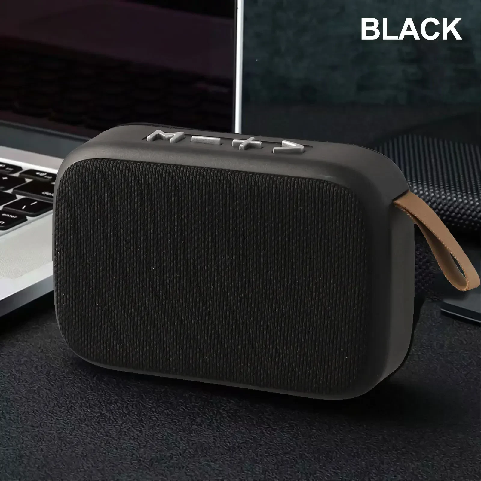 Fabric Wireless Speakers Blue-tooth 5.0 Portable Outdoor Sports Audio Stereo Support TF Card Can Search For Radio Stations