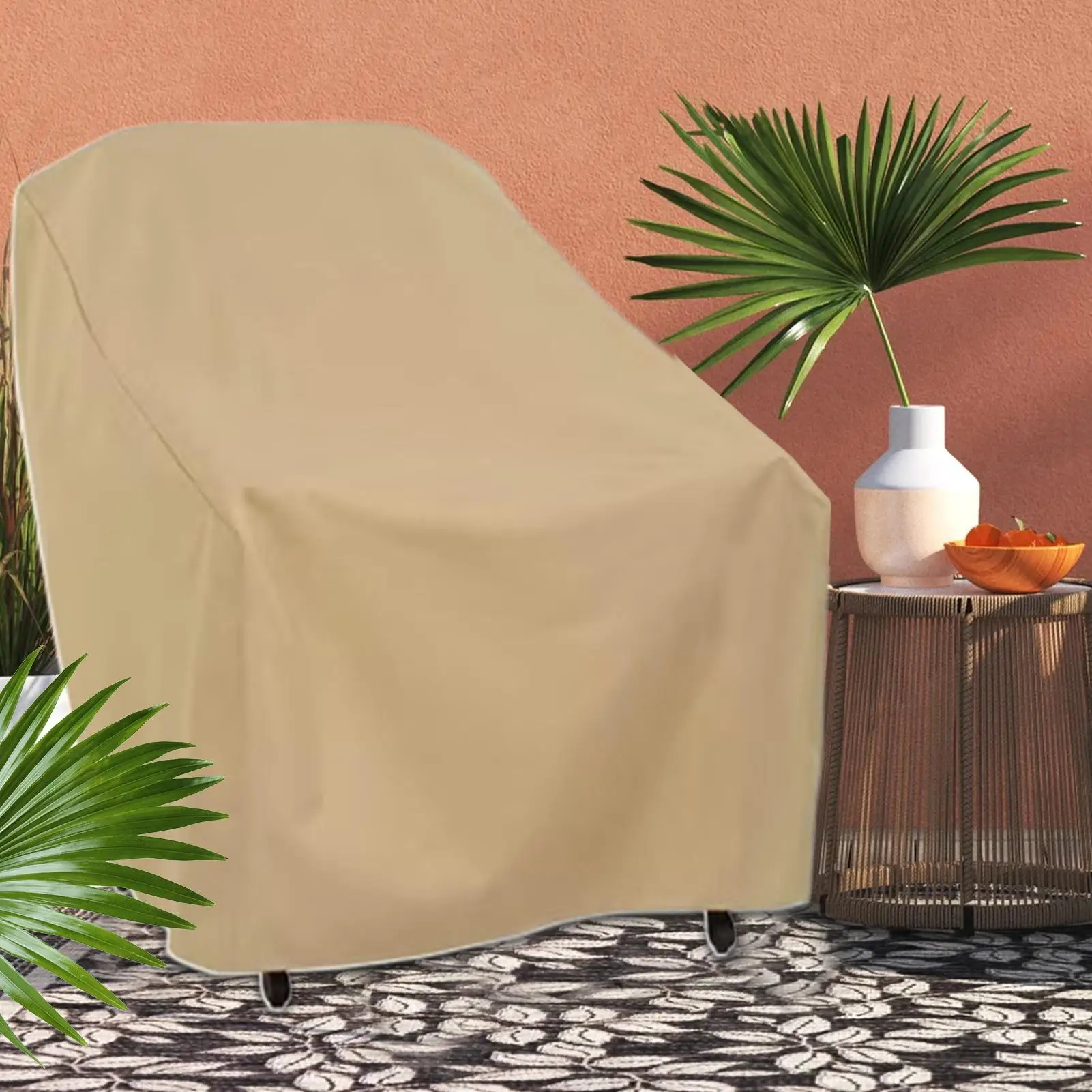 

Чехлы на стулья для газона, водонепроницаемые чехлы на стулья для уличной мебели, 2 шт., всепогодная защита от солнца, мебельная защита для пляжа