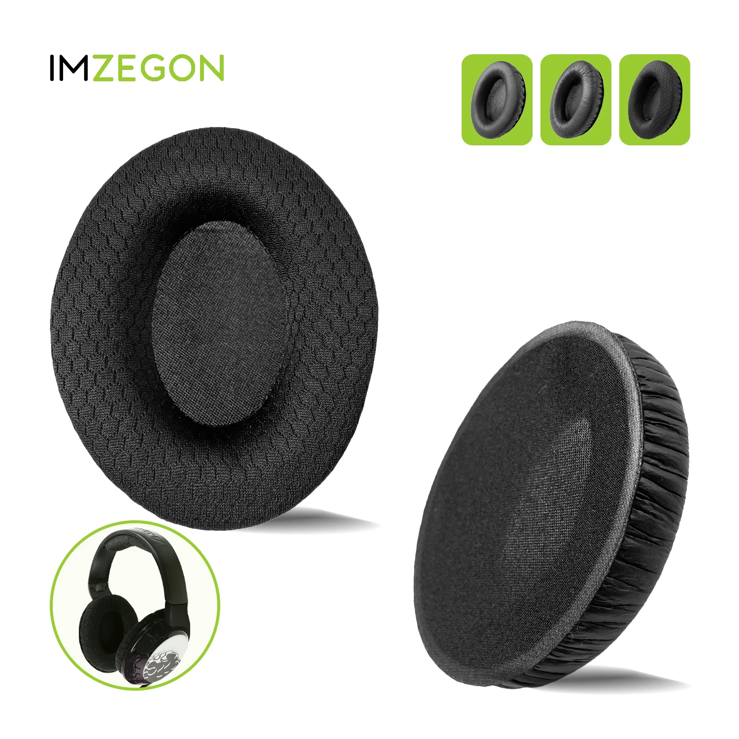 IMZEGON Replacement Earpads Headband for Sennheiser HD418 HD419 HD428 HD429 HD438 HD439 HD448 HD449 HD461 HD471 HD482 Headphones