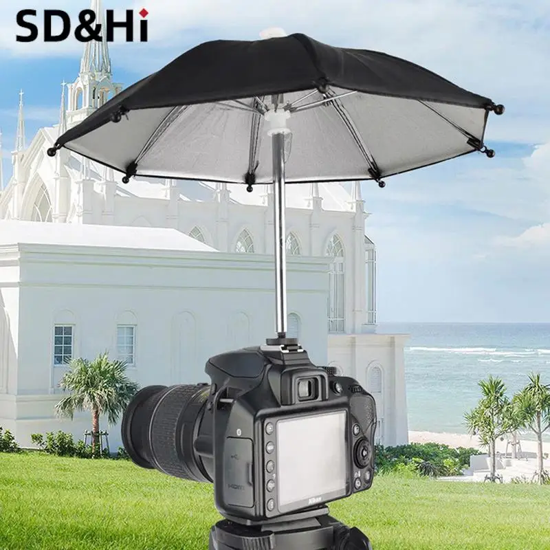 1 قطعة مظلة كاميرا Dslr سوداء حامل ممطر للكاميرا العامة ملحقات مظلة كاميرا التصوير الفوتوغرافي #3