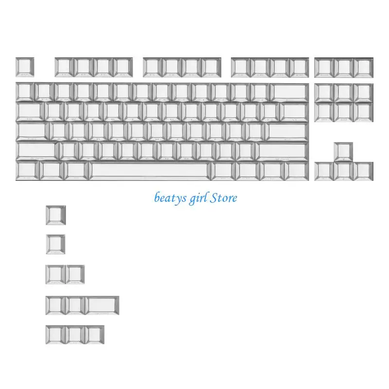 C7AB 97Key PBT Keycaps With Sublimation Printing Through Design Side Legends
