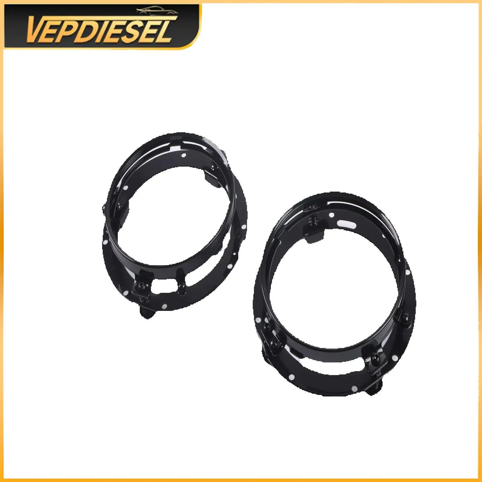 2 قطعة 7 بوصة العلوي تصاعد قوس ل V-W JK TJ الدراجات النارية كشافات حامل