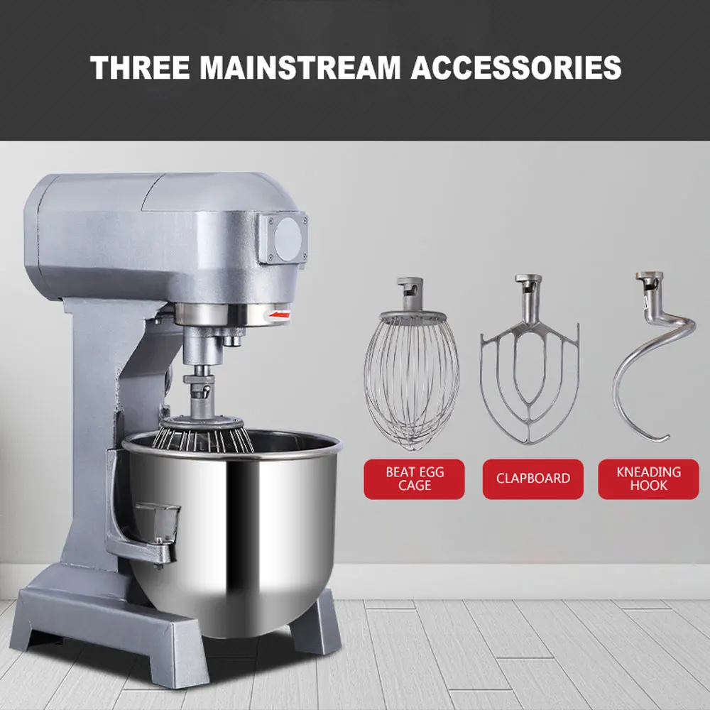 Household Food Mixer Blender Commercial Strong Egg Beater Dough Kneading Machine Flour Filling Chef Cream Fresh Machine