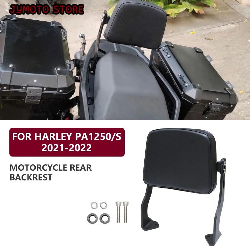 

for HARLEY Pan America 1250 2021 2022 Accessories PA1250 Motorcycle Passenger Seat Rear Backrest Cushion Sissy Bar Luggage Rack