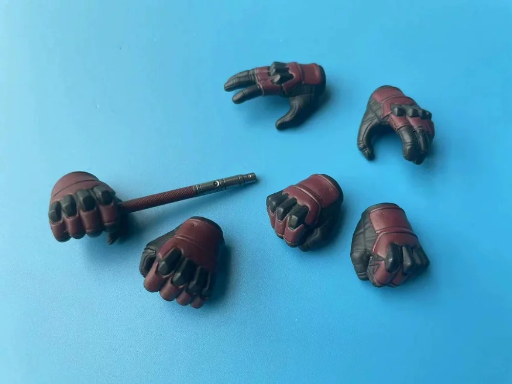 1/6 ZQN DML Soldier Doll Gloved Hand Types with Stick 6PCS/SET Accessories PVC Material For 12" Figure Doll Collect DIY