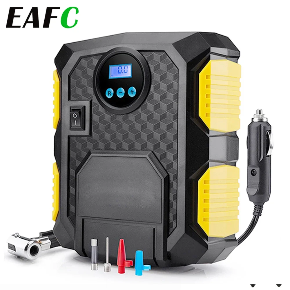 150PSI  Portable Automobile Air Compressor Digital Tire Inflation Pump Tire 22mm Cylinder Compression Pump Compressor For Car Mo