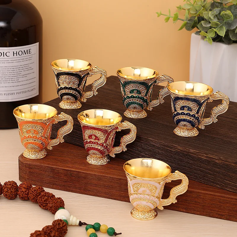 

Vintage Wine Glasses Champagne Glasses Beverage Goblet Cocktail Cup Gold Color European Style Creative Gift For Bar Home Decor