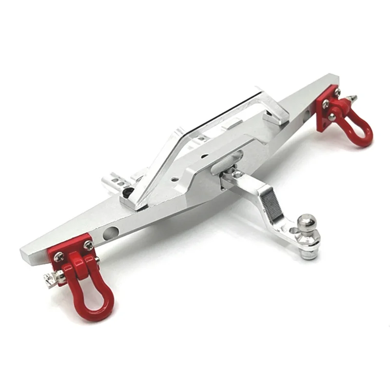 

CYGJ-For 1/12 MN128 Wrangler RC Car Parts Metal Upgrade Front And Rear Bumper Kit