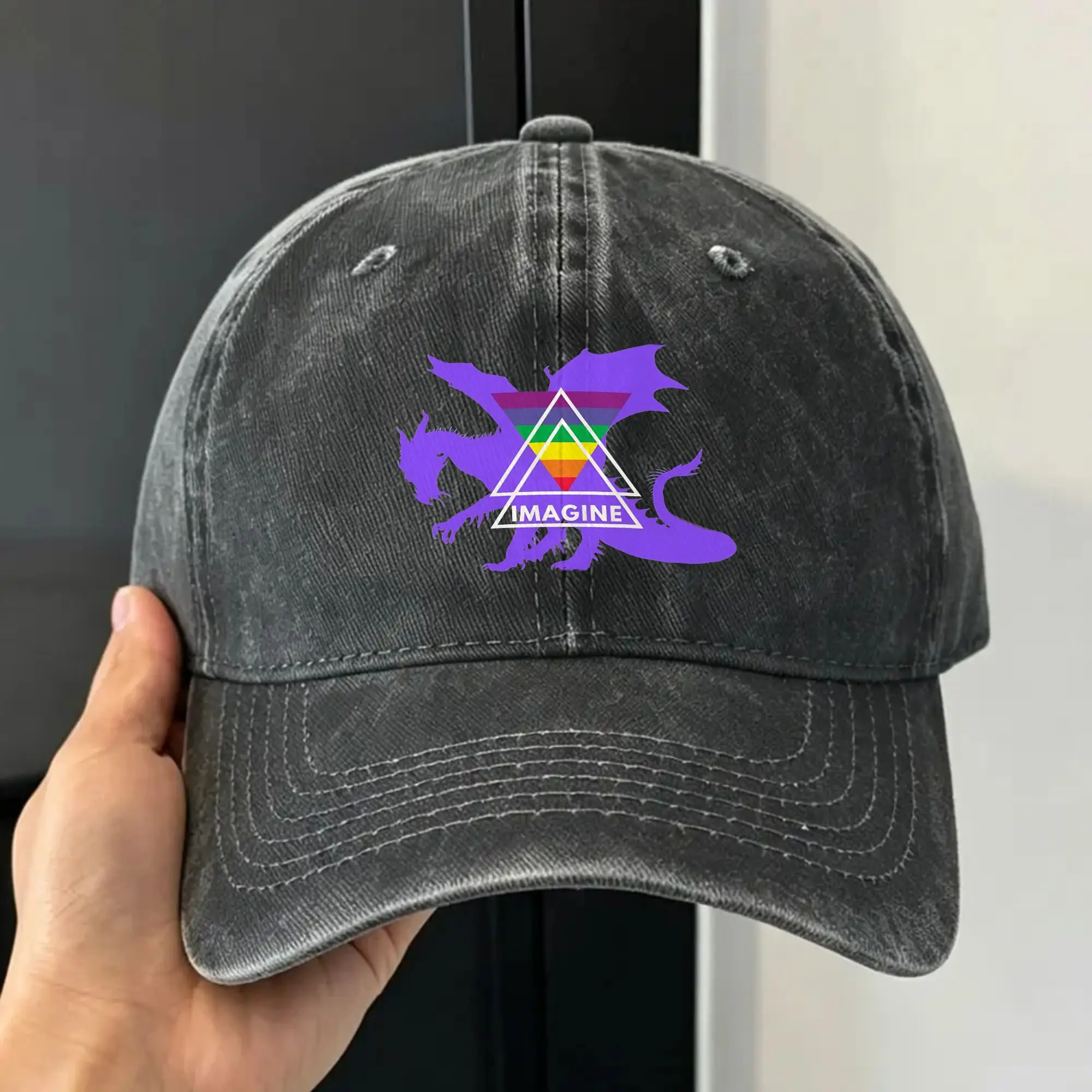 Baseball Cap Imagine Dragons Enemy Believer Spring Trucker Hat  Female Male Custom Logo Hiking Fishing Sunscreen Snapback Cap
