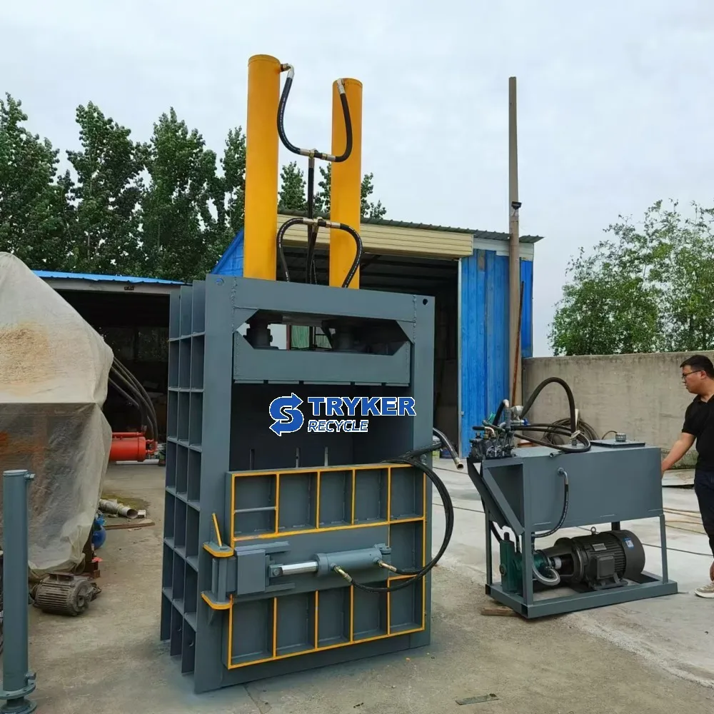 نفايات علب الألومنيوم بالينغ الصحافة UBC يمكن المكبس الصحافة آلة النفايات نجارة معدنية ضاغطة آلات بالينغ