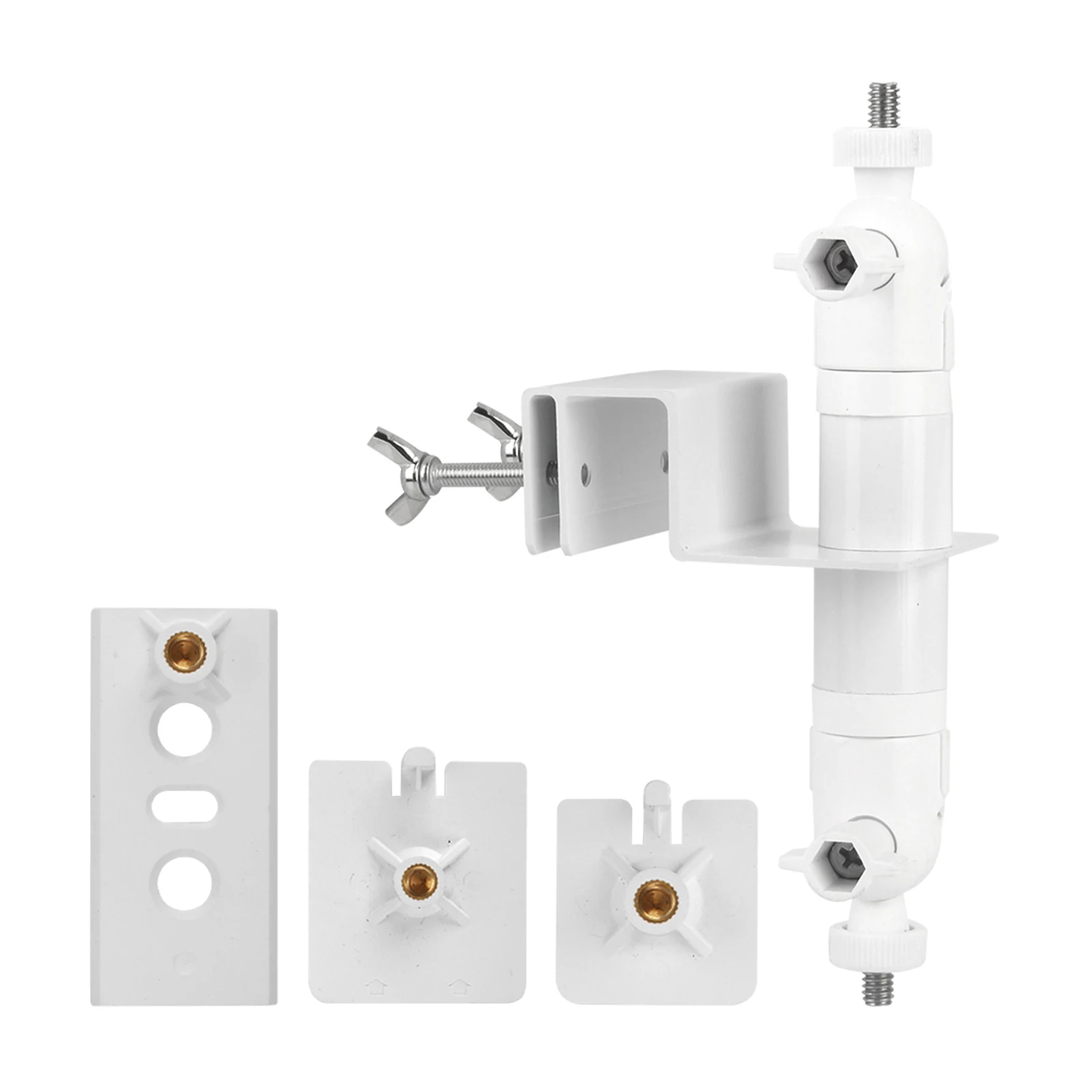 360° Outdoor camera and solar panel mount for Arlo EufyCam Ring Spotlight Cam Gutter Mount No To Drill Holes Wall Mount Bracket