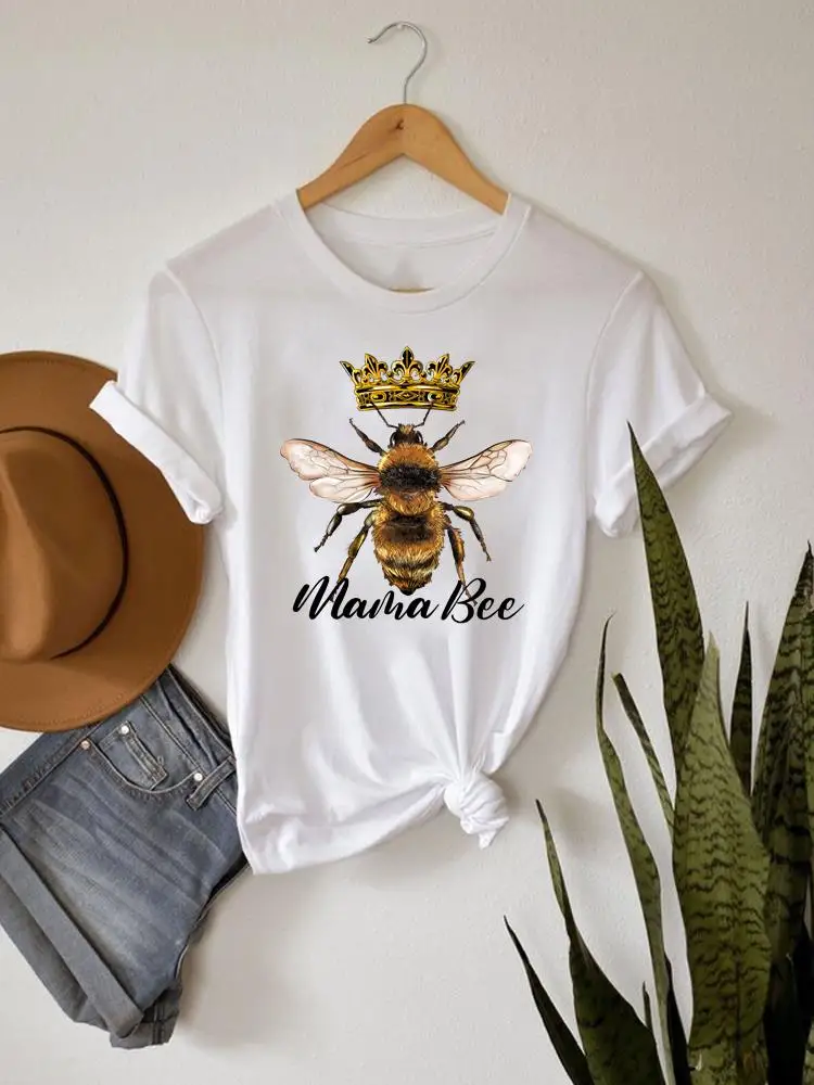 

Bee Trend Cute 90s Sweet Print Tshirt Graphic T-shirts Tee Top Fashion Women Short Sleeve Summer Spring Printing Clothing