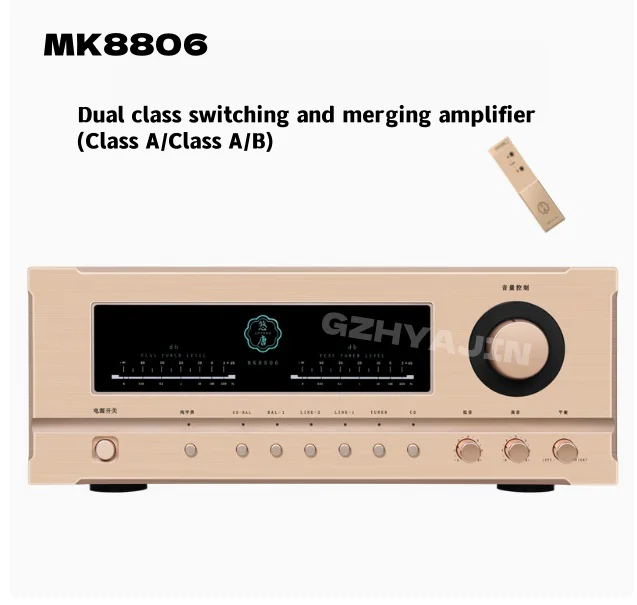 New MK8806 power amplifier HiFi high-power amplifier, fever grade pure Class A professional audio amplifier