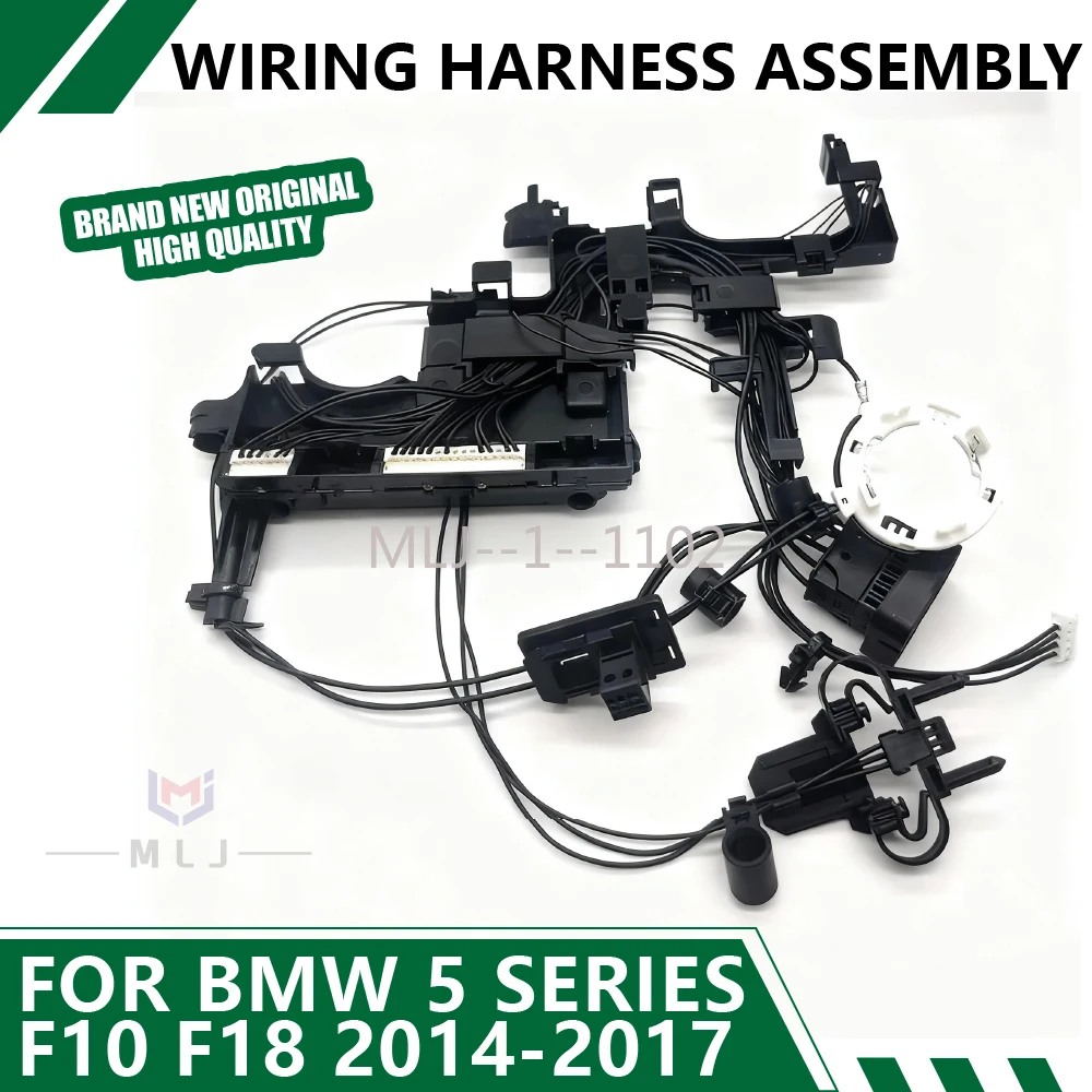 

For BMW 5Series F10 F18 2014-2017 with AFS or no AFS HID headlight internal wire harness plug wiring harness assembly Angel Eyes