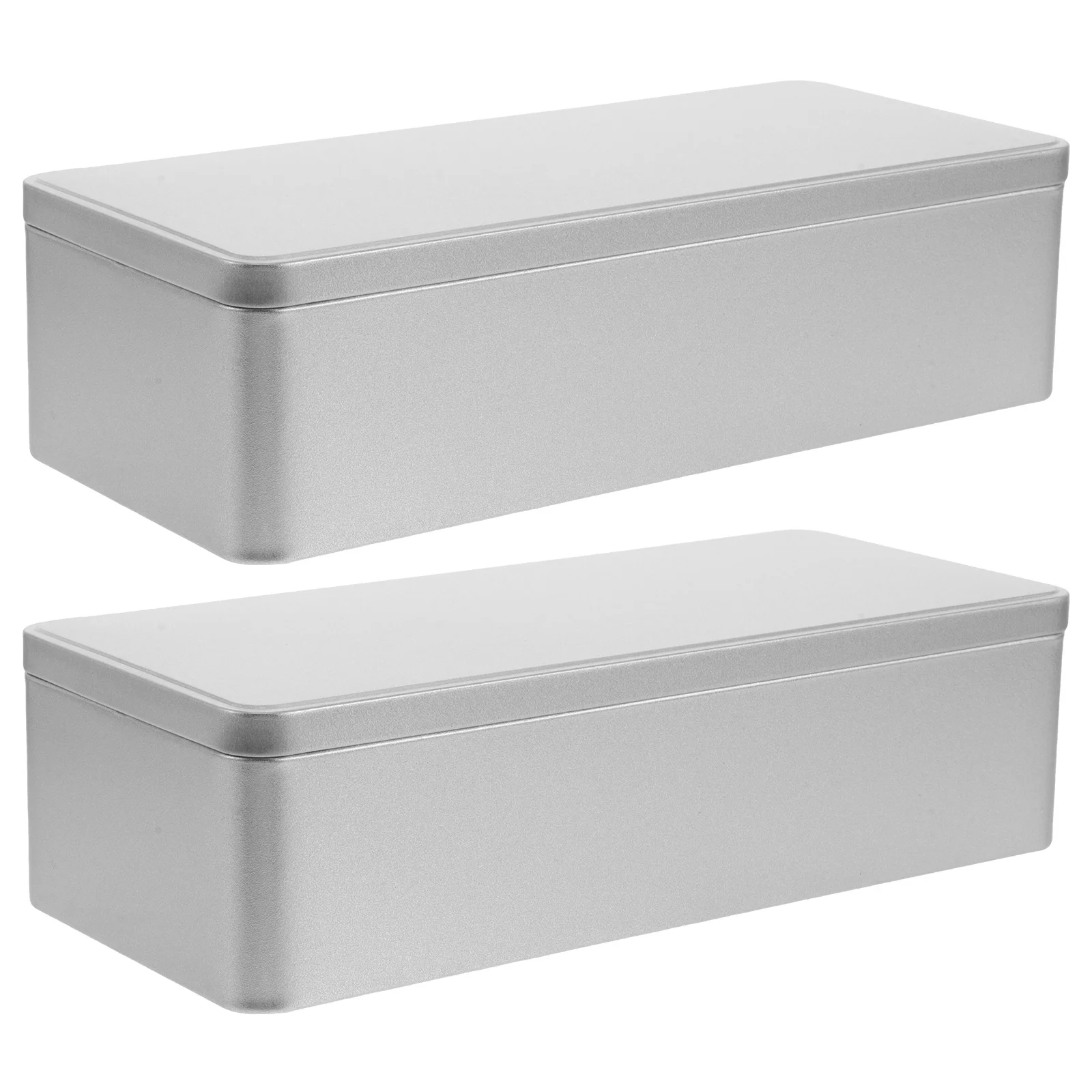 

1 Piece Rectangular Cookie Tin Box Metal Storage Container for Chocolates Sweets Treats Party Favor Gift Tinplate Candy Jar