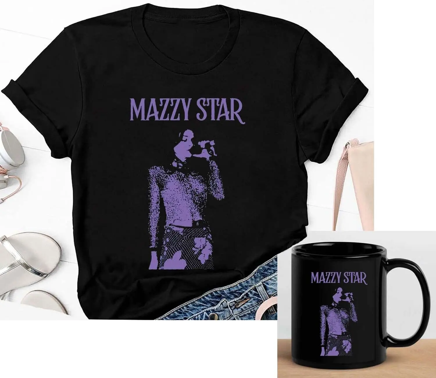 Винтажная Футболка Mazzy Star Aesthet Inpsired, кружка для кофе Mazzy Star Винтажная Футболка Mazzy Star Aesthet Inpsired, кружка для кофе Mazzy Star